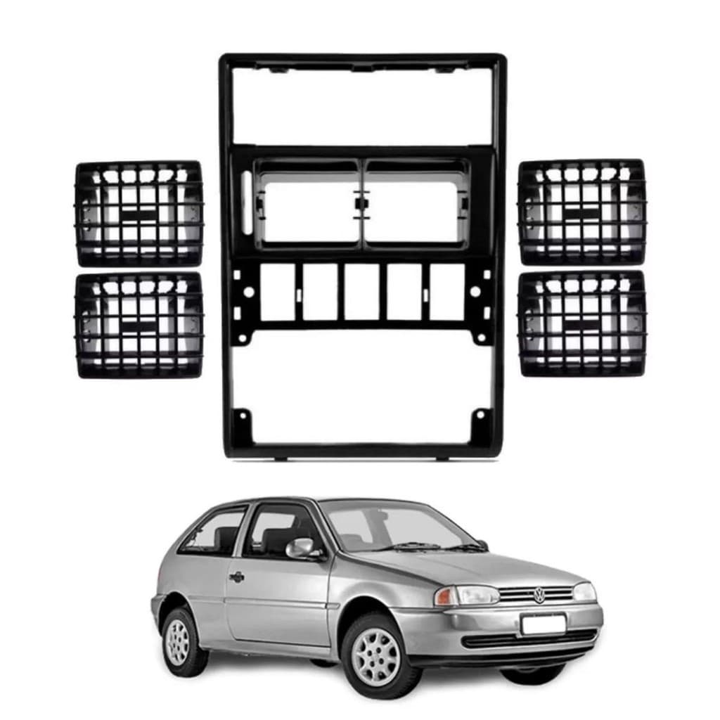 Moldura Central Painel Rádio difusor Gol Sav Parati G2 Bola