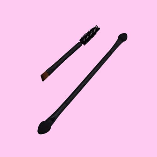 Pinceis Ponta Dupla Para Sobrancelha Olhos