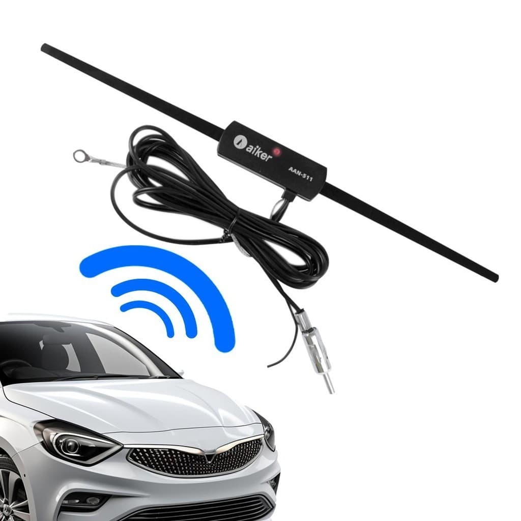 Antena Interna Automotiva Radio Carro Amplificadora Universal AM FM 10Db