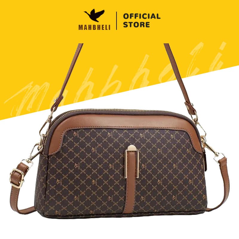 MAHBHELI Bolsa De Couro Feminina 2025 Crossbody E Ombro Elegante Perfeita Para Mães E Dias Especiais