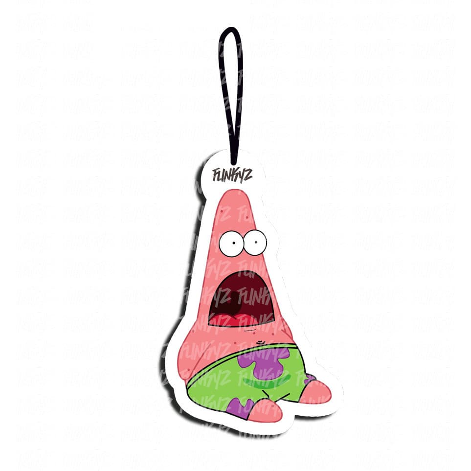 Aromatizante Patrick Assustado Tipo Little Tree (Bob Esponja)