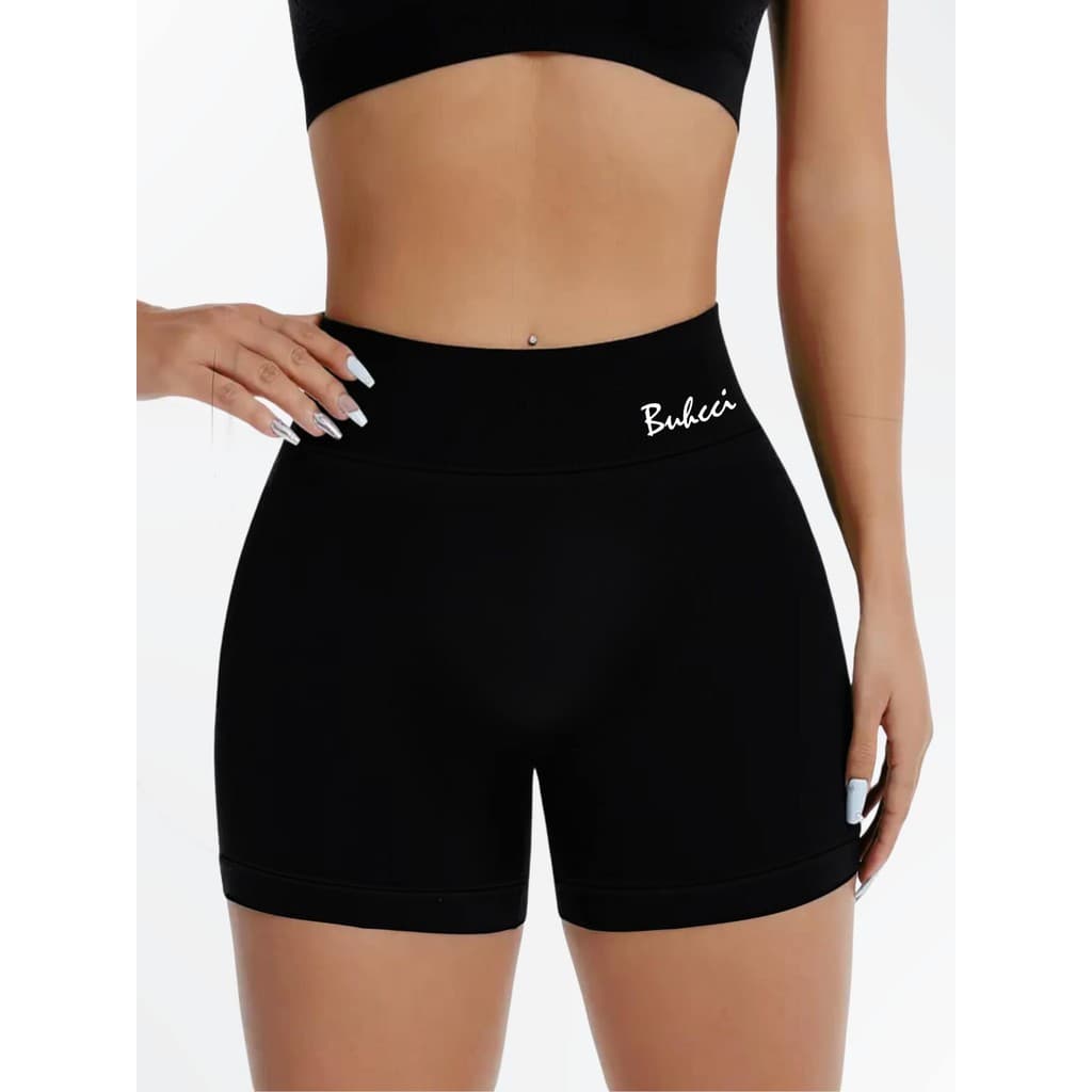 SHORT FEMININO SUPLEX BÁSICO CURTO SHORTS BUHCCI YOGA MODA GRINGA