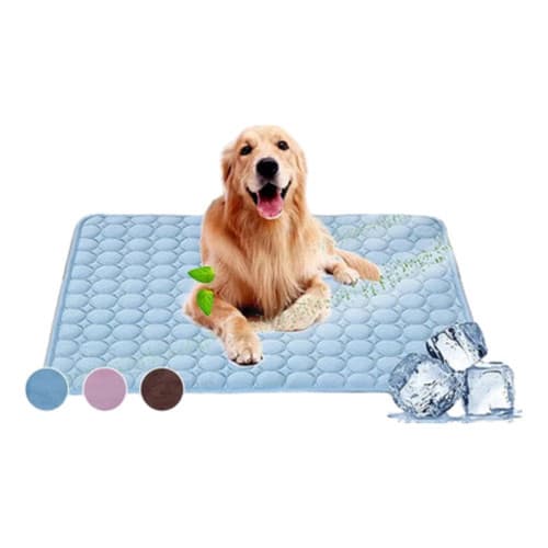 Tapete Gelado Refrescante Para Cães E Gatos 70x55 Grande