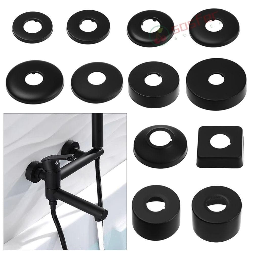 SOSFER Faucet Tampa Decorativa Flange De Parede Acessórios Para Torneiras De Aço Inoxidável