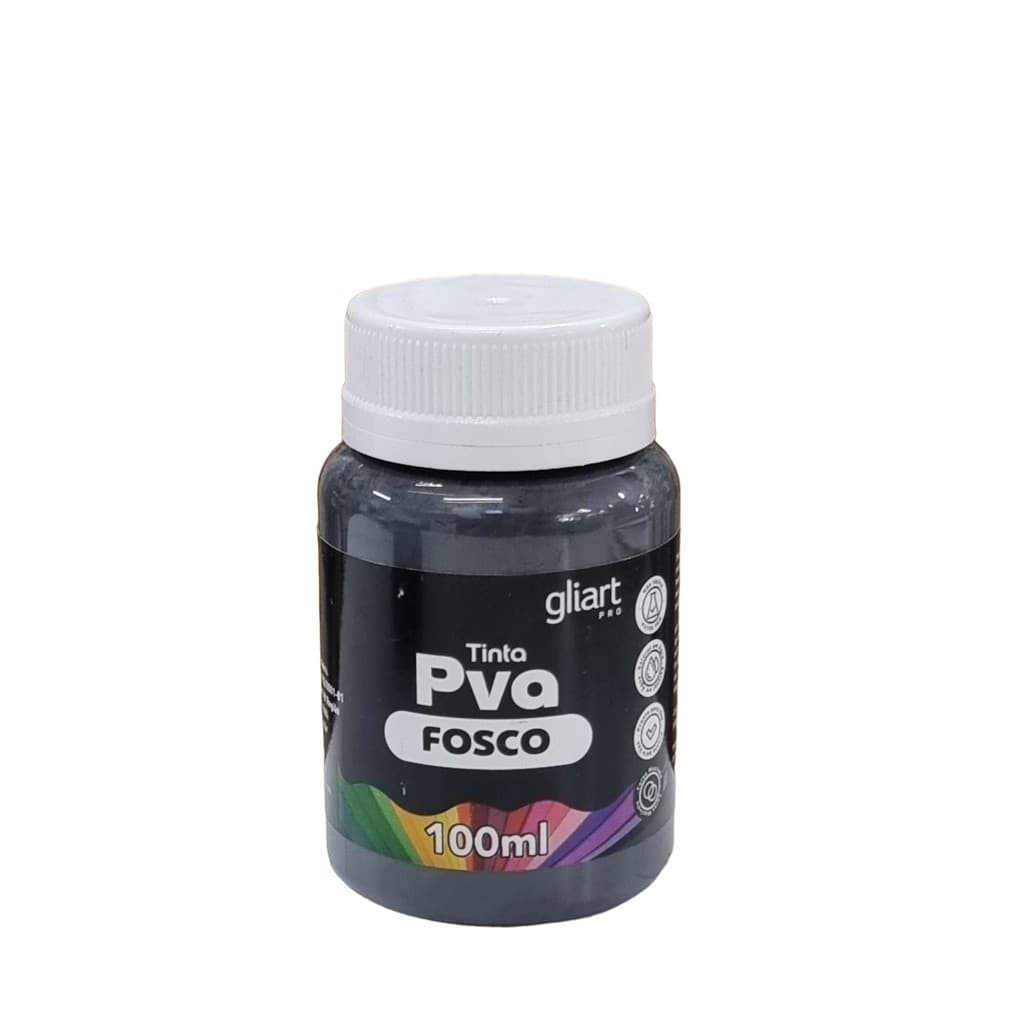 Tinta Pva Grafite Gliart 100ml