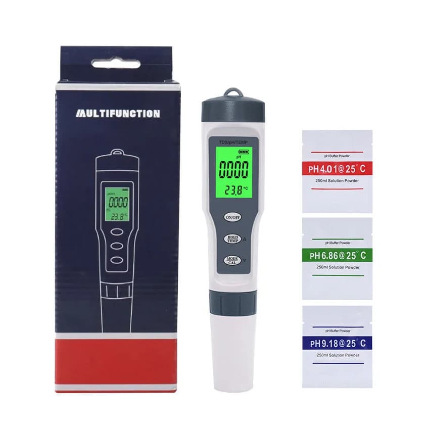 Combo de bolso medidor de TDS/PH/TEMP