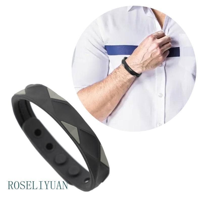 Pulseira Esportiva ROS Anti-Estática Silicone Ajustável