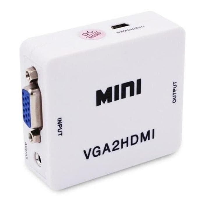 Mini Adaptador Conversor Vga Para Hdmi