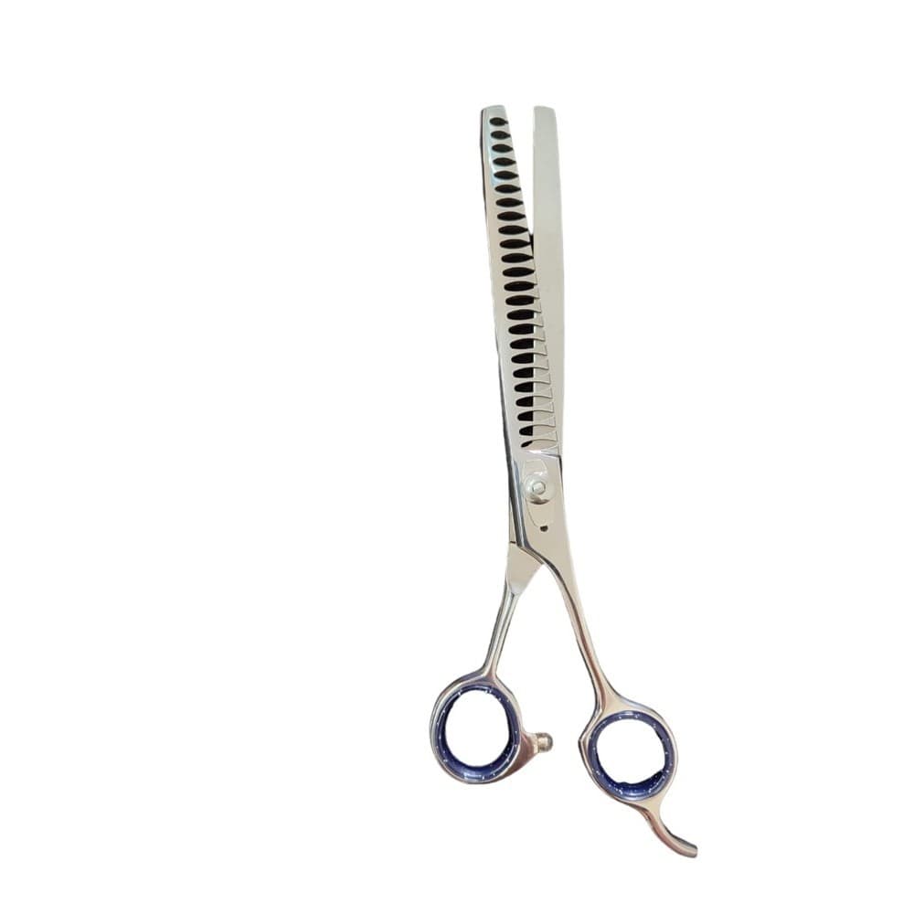 Desfiadeira Tubarão de Repicar Cabelo e Tosa 8,5 Prata Profissional cod 205