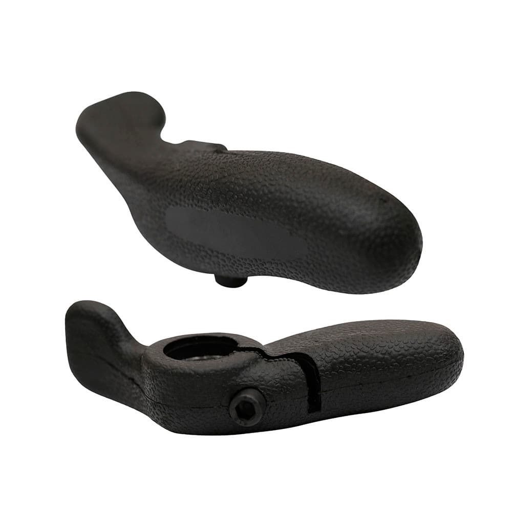 Bar End Ergonômico 22mm TPR Conforto Preto GTA chifrinho