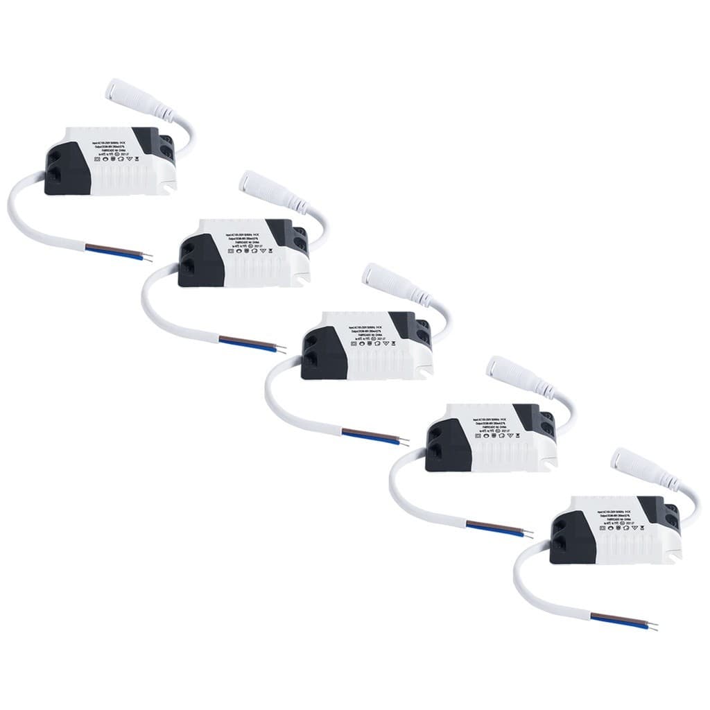 Kit 5 Reator Drive Fonte 8W-12W/8w-25w Plafon Painel Led Bivolt
