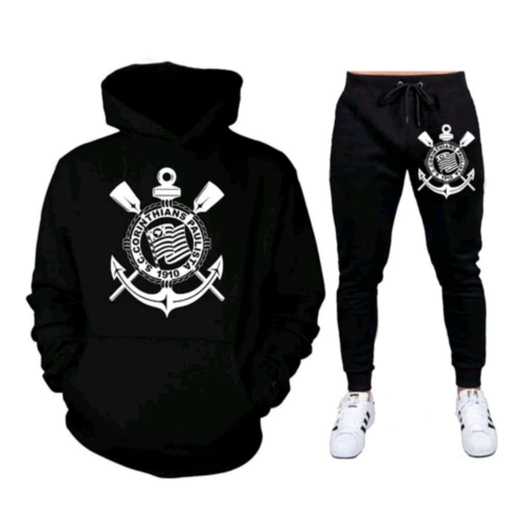Conjunto Moletom Flanelado  Alta Qualidade Pronta Entrega