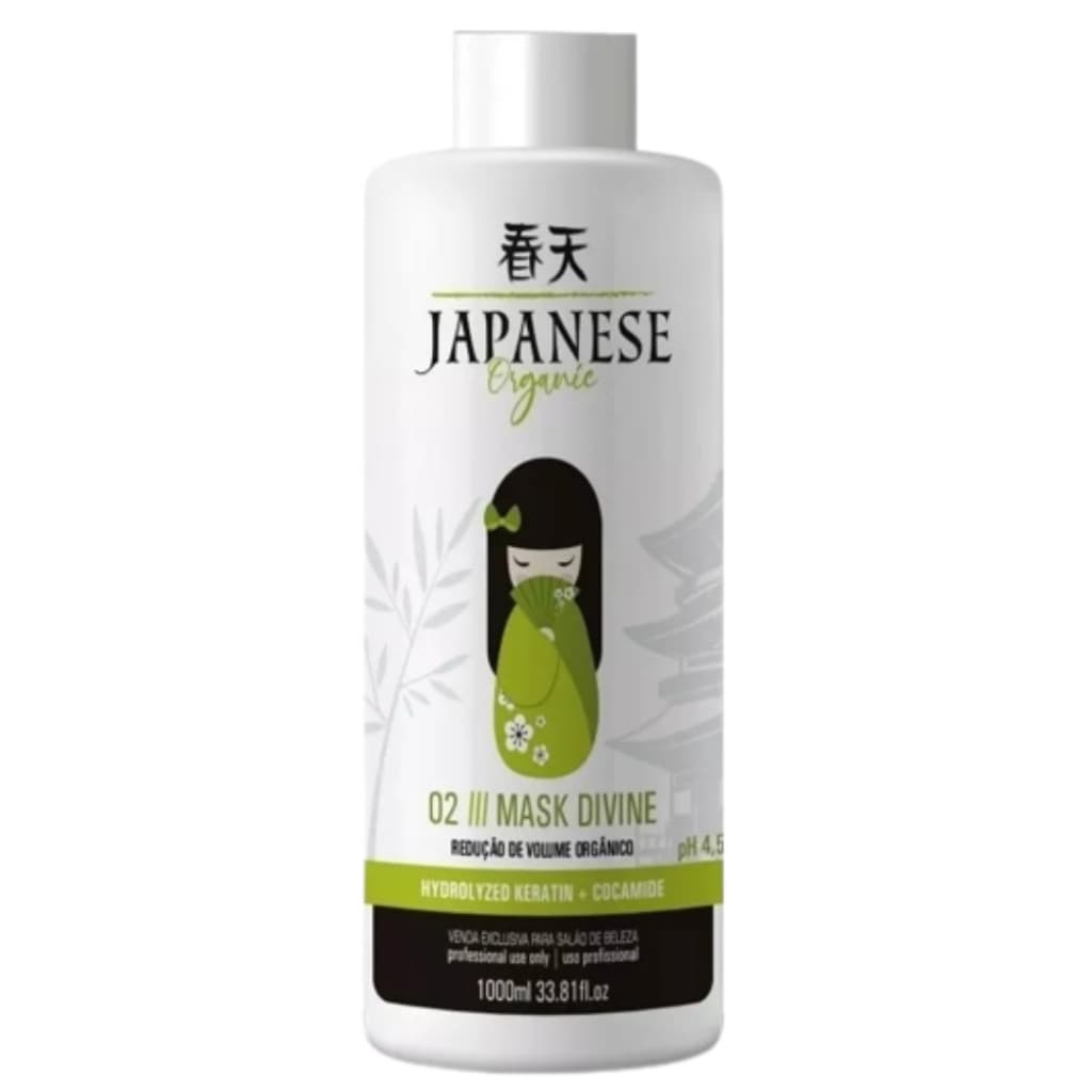 Japonesa Organica Cabelos Bem Hidratados Alisa Afro S/F (Somente o ativo)