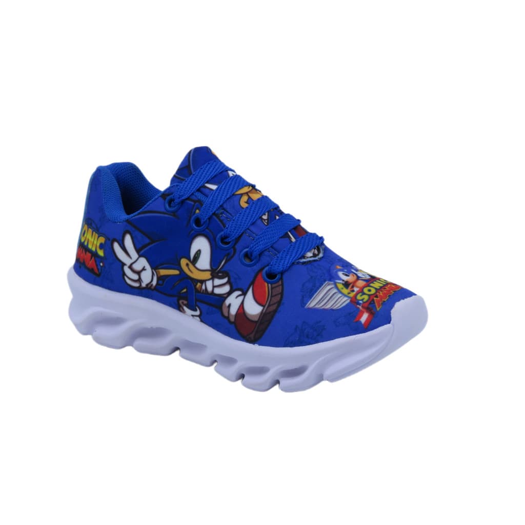Tenis Infantil Masculino De Led Sonic