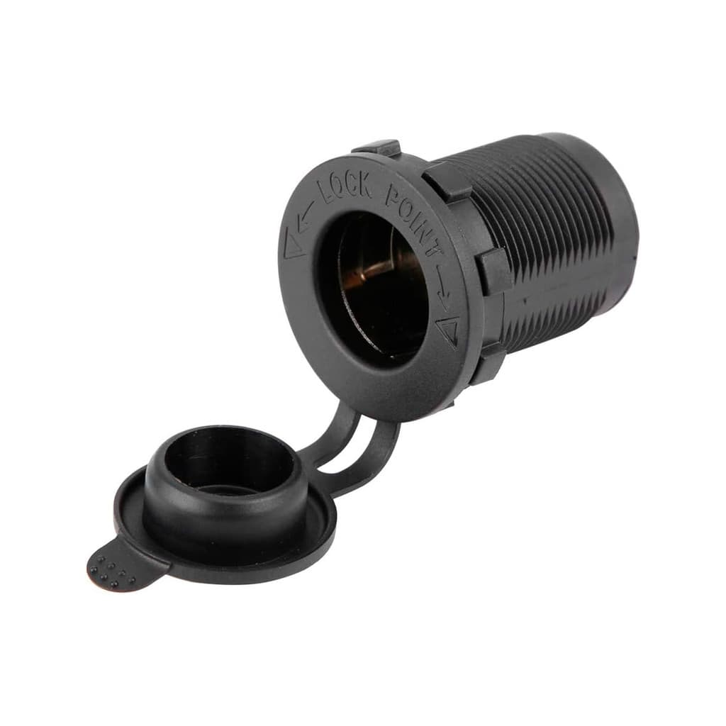 Tomada Modelo Acendedor LED Azul C/ Capa Protetora 12-24V