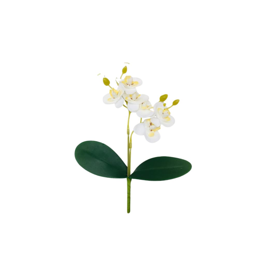 Mini Orquídea Siliconada 20cm Decoração Presente Festa