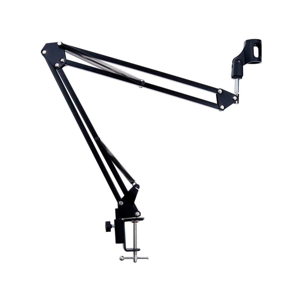 Braço Suporte Articulado Pedestal De Mesa Para Microfones