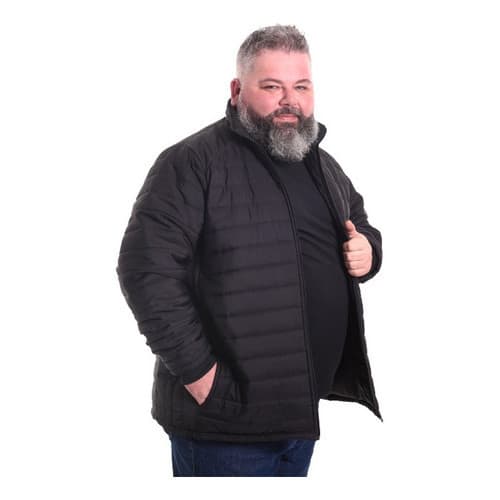 Jaqueta Forrada Masculina PLUS SIZE Nylon TAMANHOS GRANDES G1 G2 G3 Puffer Bobojaco Matelado Frio