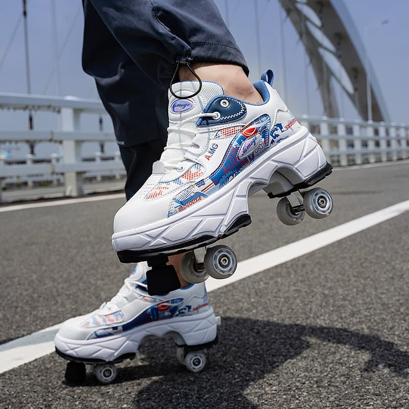 Patins esportivos para pais e filhos Patins esportivos de rodas Patins de rodas de 4 rodas Sapatos