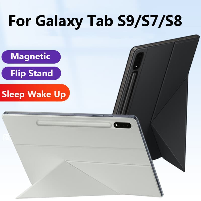 Suporte Magnético Para Samsung Galaxy S9 Plus 12,4 S9 Ultra 14,6 S8 S8 11 Polegadas S7 11 S9 FE 10,9 Estojo Fino Leve