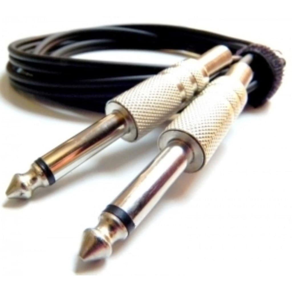 Cabo de Áudio P10 x P10 Blindado 3 Metros para Guitarra, Violão, Amplificador e Estúdio