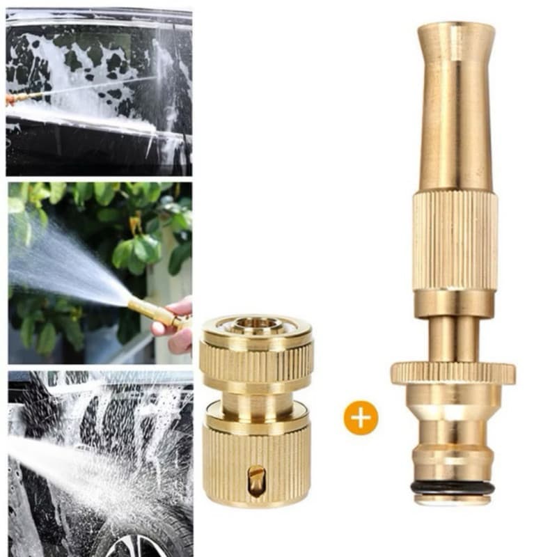 Esguicho Bico Conector de Mangueira Alta Pressão Irrigação de Jardim Pulverização Spray Carro 3 em 1