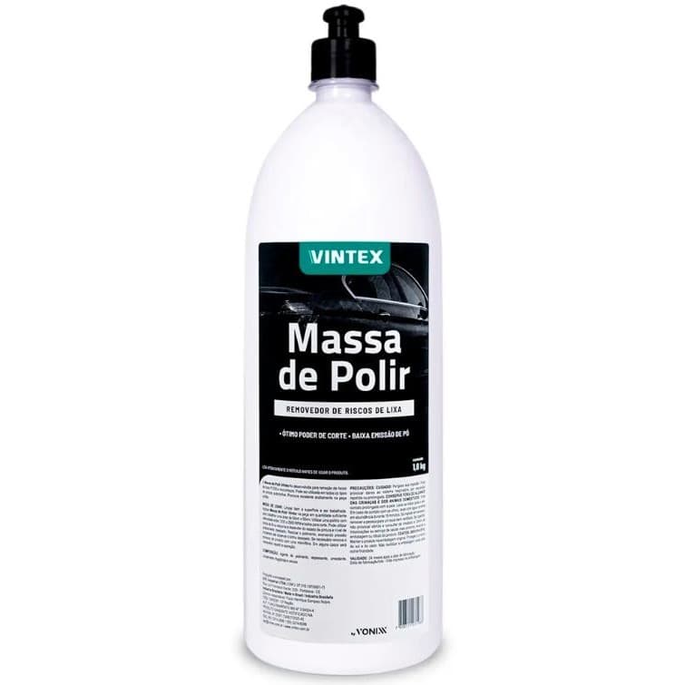 Massa De Polir Automotiva Tira Riscos 1,8kg Vintex