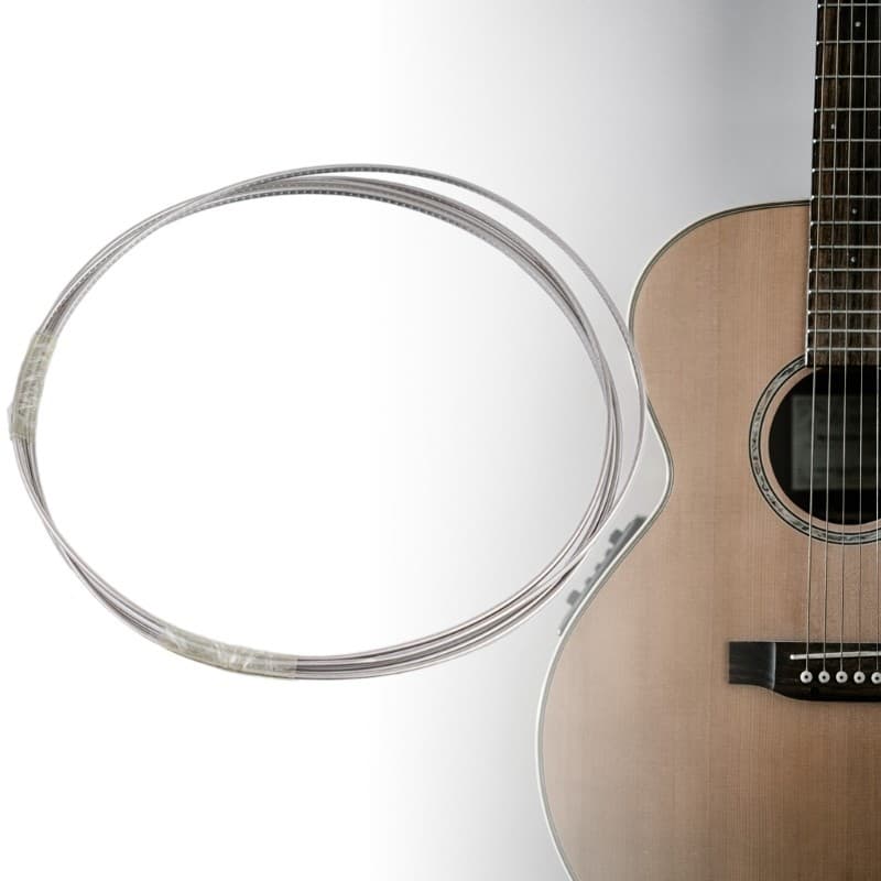 TO 1 Rolo De Fio De Traste De Guitarra Medidor De Prata 1 6-2 9mm Cuproníquel Peça