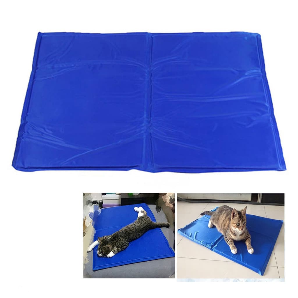 Tapete Gelado Pet Gato Cao Cachorro Macio Confortavel Refrescante Animal de Estimaçao Verao Calor Dia