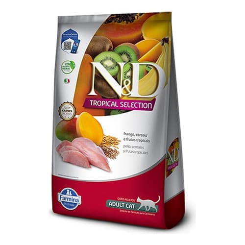 Ração Para Gatos Adulto N&d Tropical Adulto Frango 0,4kg