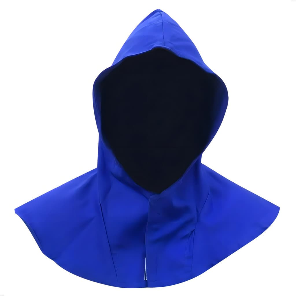 Touca Soldador Em Brim Com Velcro - Proteloja Epi's Cor Azul Envio 24h