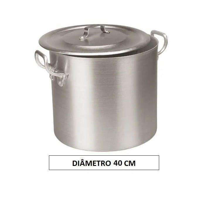 Panela CALDEIRÃO 40 Aluminio 45 Litros