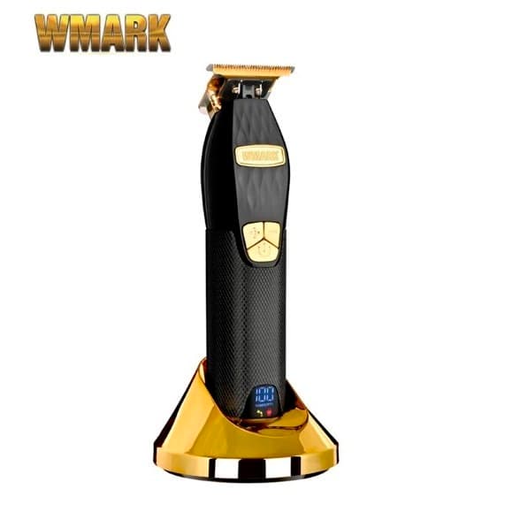 Maquina de Cortar Cabelo Barbeador Acabamento Profissional Wmark NG 2033