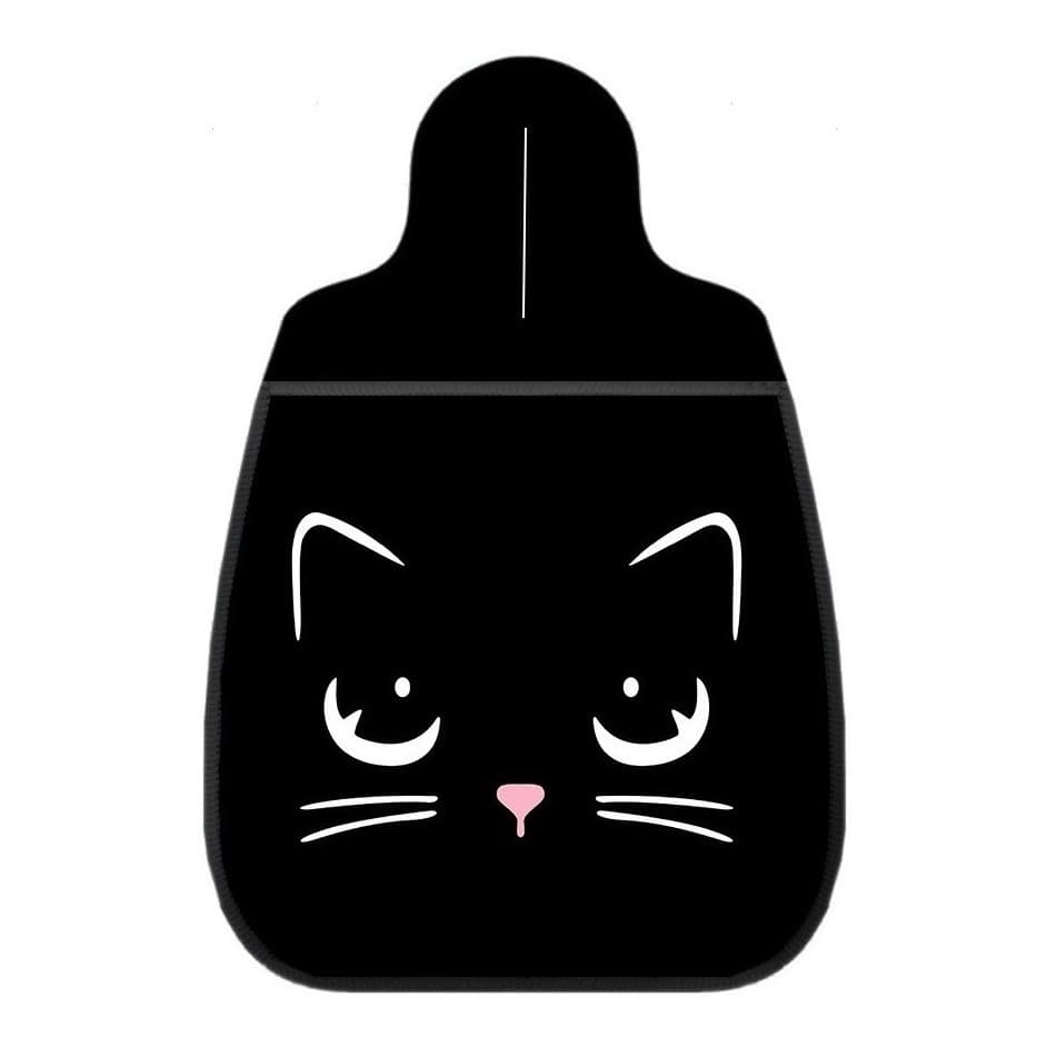 Lixeira Lixinho De Carro Organizador Gato Preto