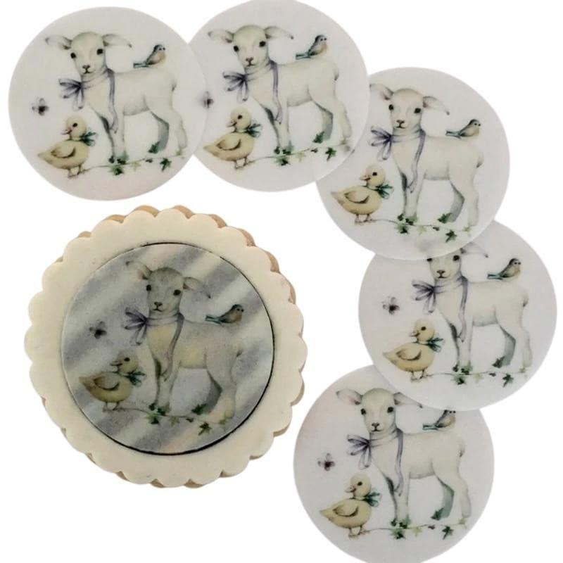 Kit Papel de Arroz Ovelha e Pato Fazendinha LP-16