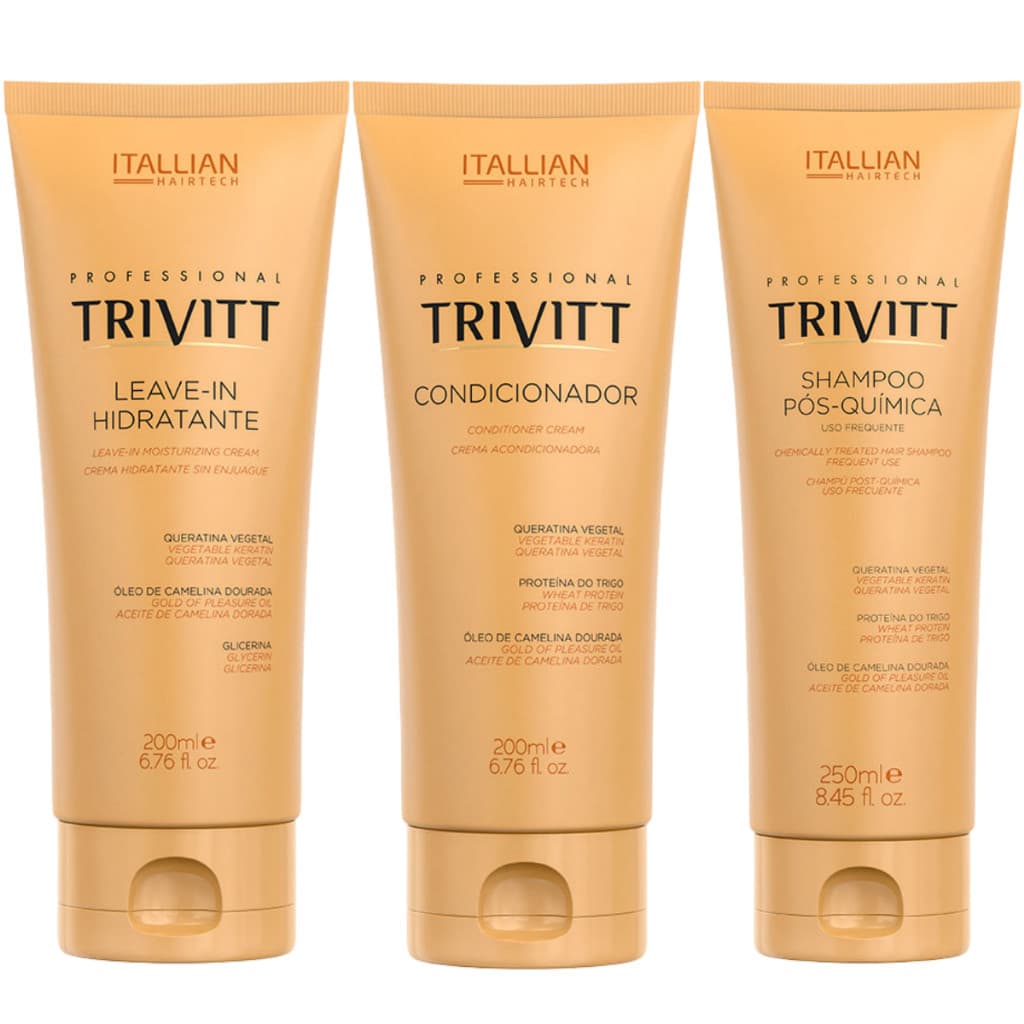 Kit Home Care Trivitt Leave-in Hidratante Itallian Color