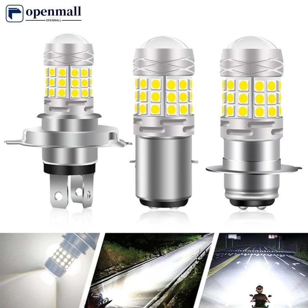 Carro HOME H4/BA20D/H6/P15DLED Farol De Motocicleta 42SMD Lâmpada LED Moto High/Low Beam De Nevoeiro 12V Branco B6N1