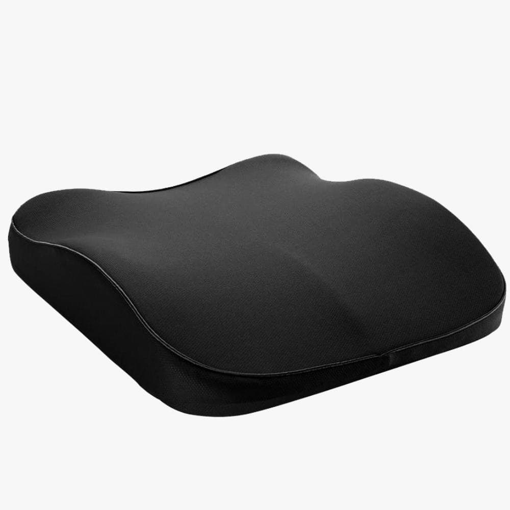 Almofada Ortopédica Assento Econsto Para Cadeiras Capa Removível Lavável Ziper Conforto Preto Mebuki