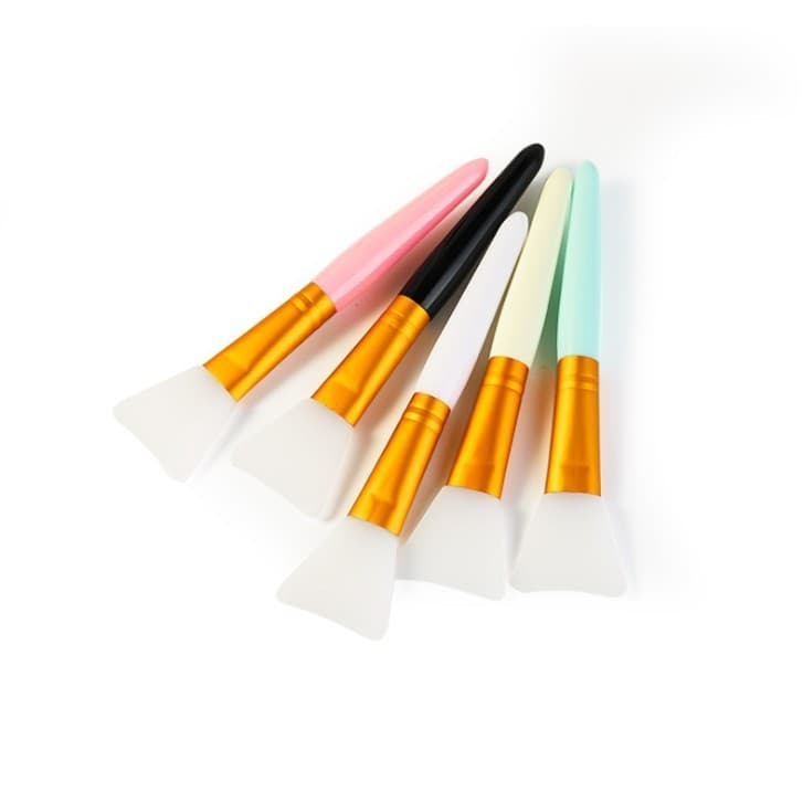 1 escova de silicone máscara de argila e várias máscaras/máscara facial escova/escova de silicone/escova de silicone colorido aplicador escova