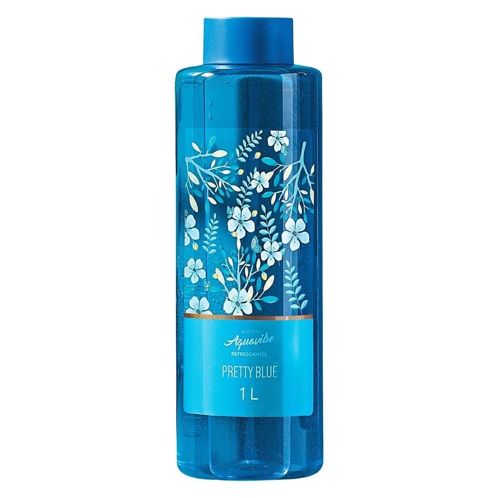 Avon body splash aquavibe pretty blue perfume feminino masculino 1 litro