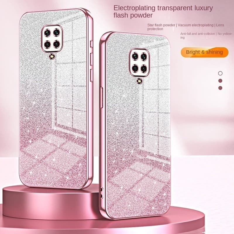 Estojo Telefônico Para Xiaomi Redmi Note 9S Note9 Pro Max 5G 9a 9 9c Note 8 Pro Glitter Star Capa