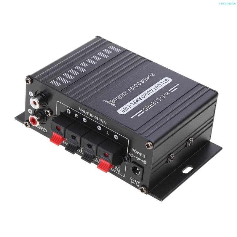 Módulo Amplificador Digital Desempenho cucryaa Som Estéreo 400W DC12V Channel HIFI Para Alto-Falante Pass