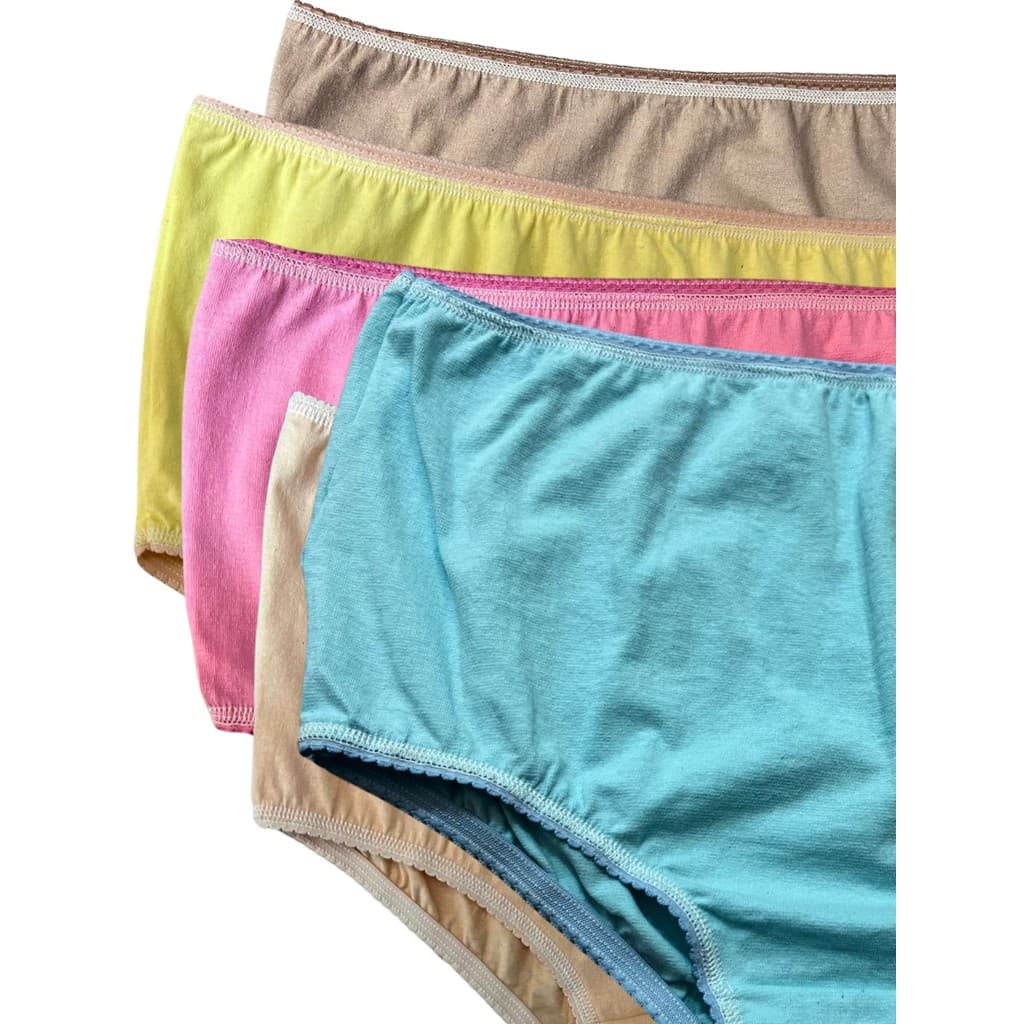 Kit com 6 Calçola Para Senhoras Plus Size Feminino Confoto Algodão Elastico Tecido Antialergico
