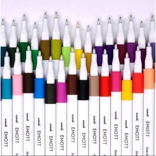 Caneta Uni Emott Ever Fine 0.4mm Avulsa Hidrográfica 0,4mm Uniball 1 unidade