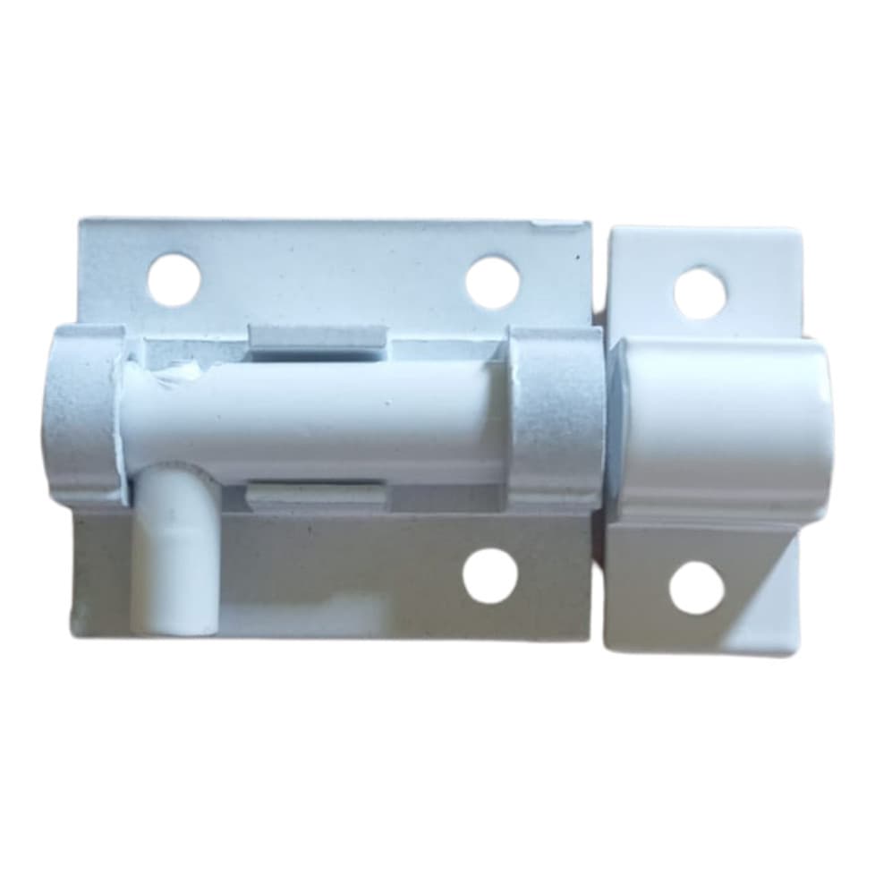 Trinco Fecho Ferrolho 2 Pol Porta Portao Aluminio Branco