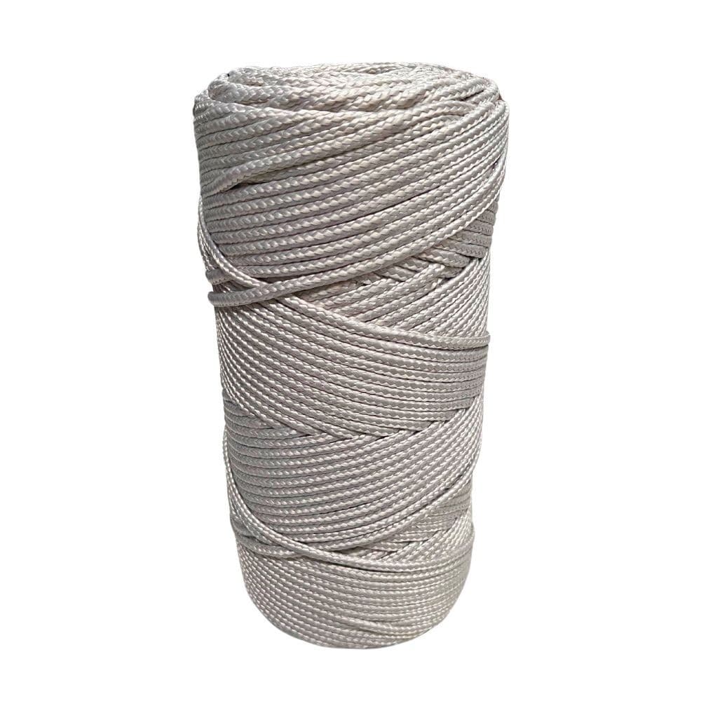 Corda Poliéster 4mm - 220 Mts Trançada Multiuso Amarração Carga Caminhão