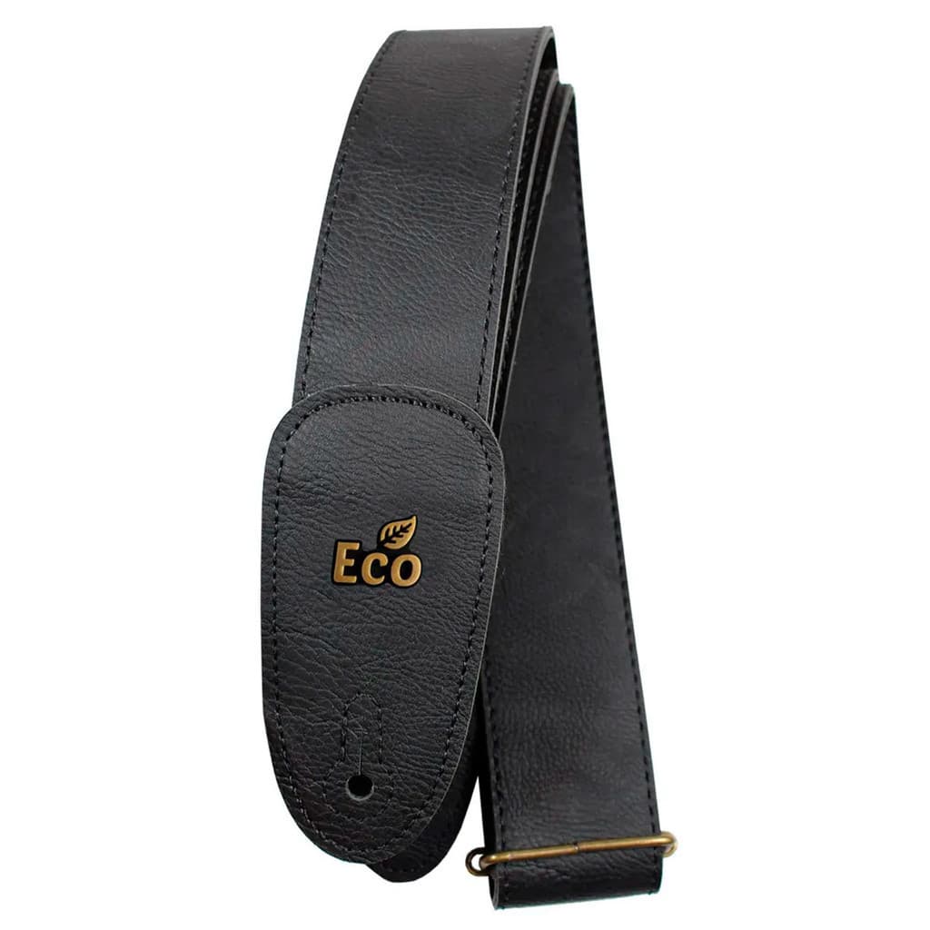 Correia Violão Guitarra Baixo Basso Eco Lite ECO LT 01 BLACK Ecostrap Alça Ajustável Confortável