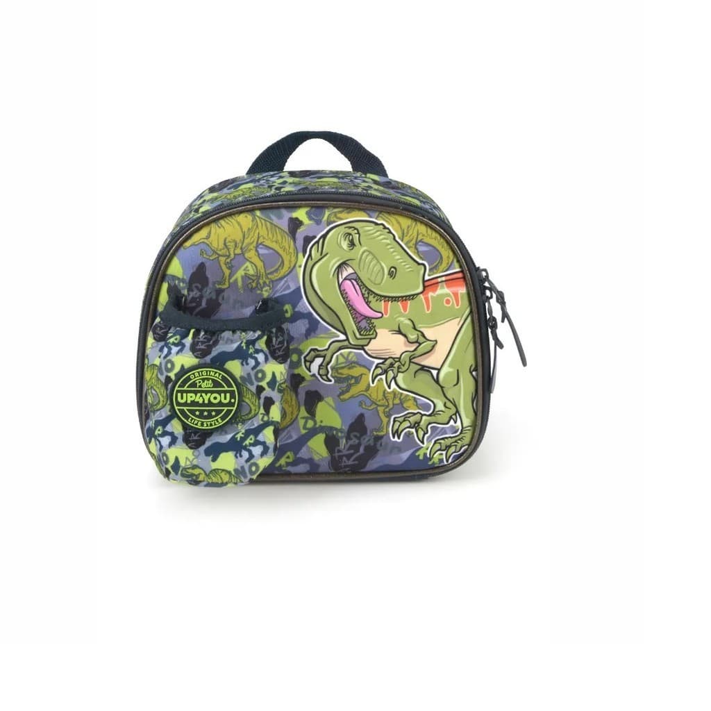 Lancheira Dinossauro Verde Infantil Bolsa Termica Up4you