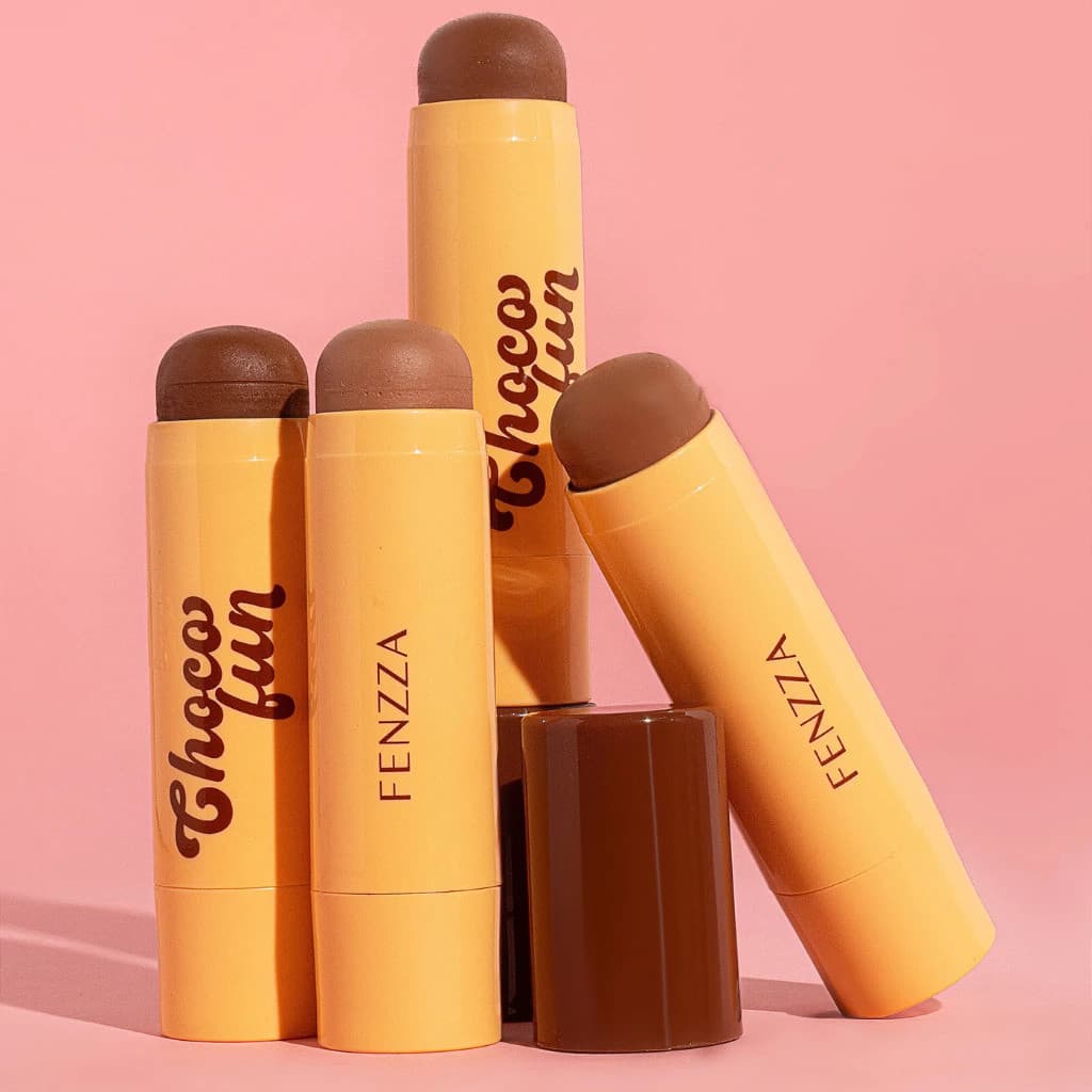 Contorno Stick Choco Fun FENZZA – Textura Cremosa e Fácil de Esfumar