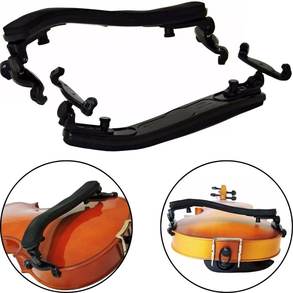 Espaleira Ombreira para Violino 1/2 e 1/4 ou 3/4 e 4/4 Regulável Anatômica Espalheira